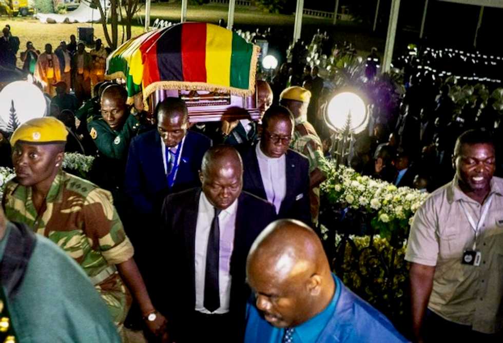 Robert Mugabe's family and government wrangle over Zimbabwe burial