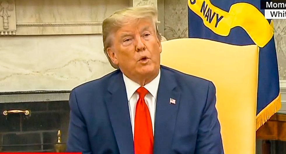 White House aides stopped Trump from going to Oval Office: report