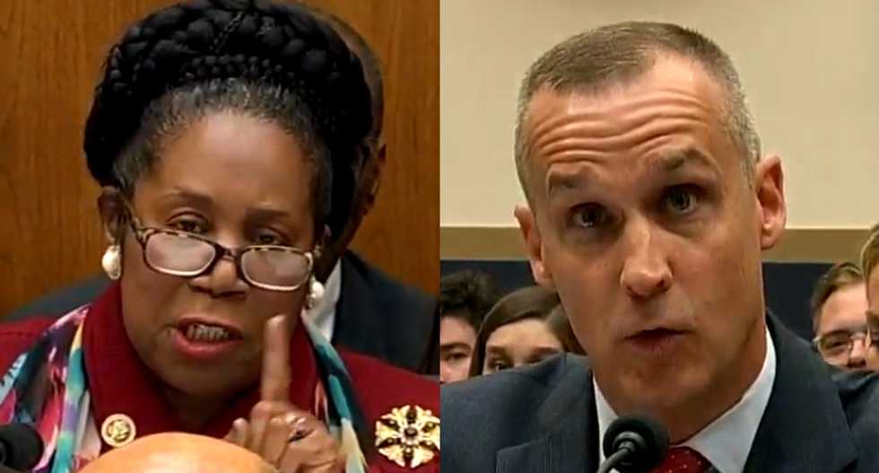 WATCH: Corey Lewandowski fumes after Sheila Jackson rips him apart for hiding the truth about Trump