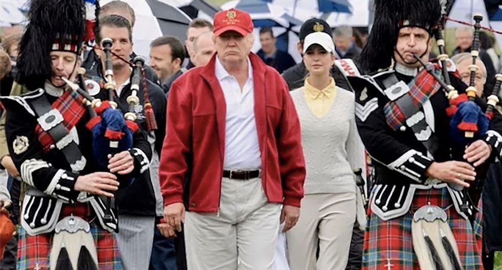 Pentagon washes hands of Turnberry incident -- refers all questions to the White House