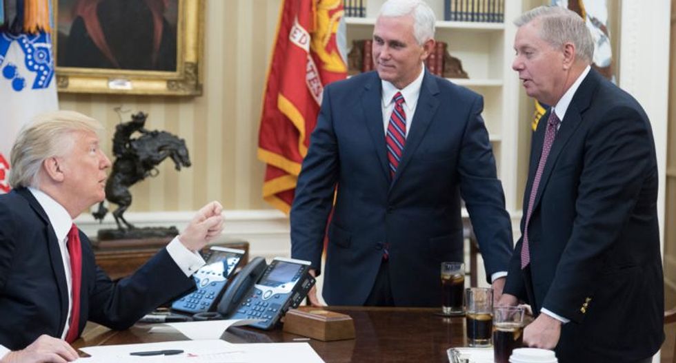 A conservative group’s push to unseat incumbent GOP senators is infuriating Trump and his allies: report