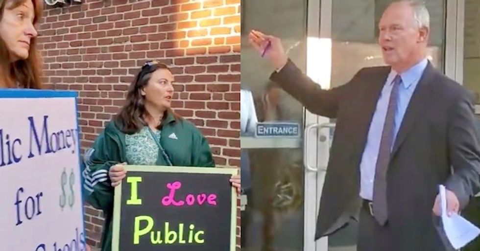 'You don't care about the kids': Top PA lawmaker berates public school teacher as a 'special interest' to her face