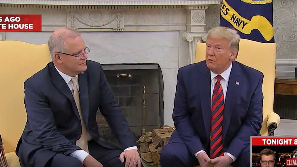 Trump uncorks bizarre rant on 'clean coal' in Oval Office: 'When you talk minerals, it's about digging'