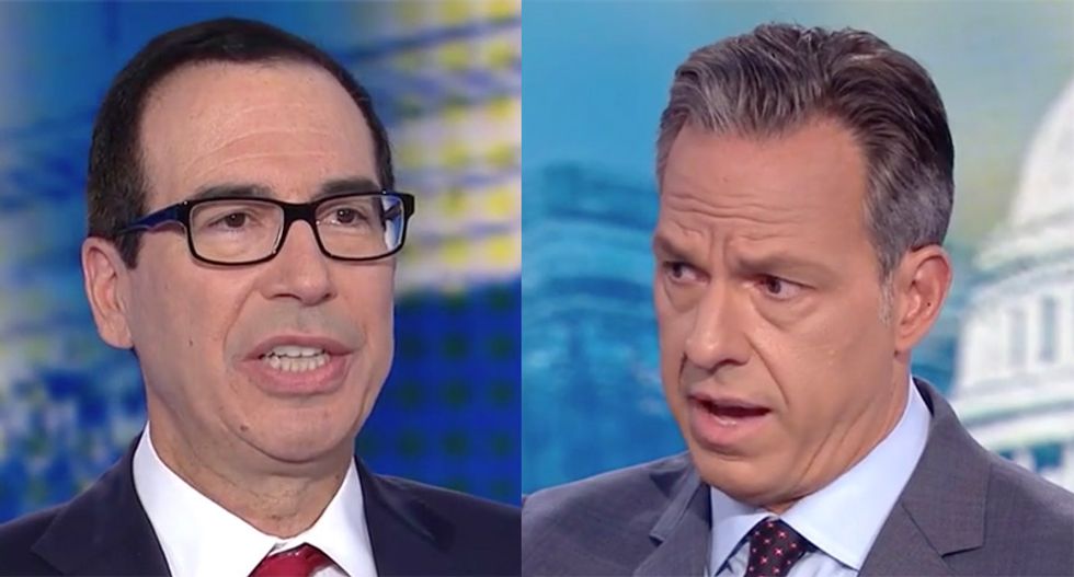 Tapper smacks Mnuchin with Trump kids' international business deals after attack on Biden son