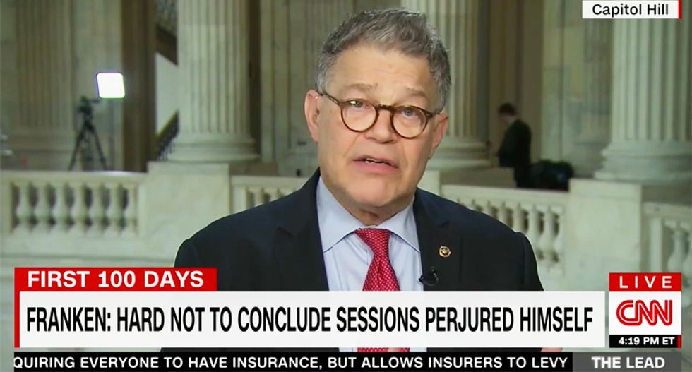 Al Franken: I've cut Sessions 'some slack' but 'he perjured himself' during his confirmation hearings