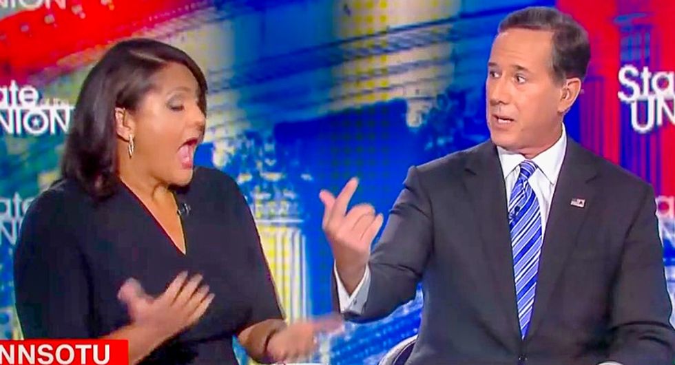 Entire CNN panel beats down Santorum for Ukraine misinformation: ‘You don’t get to decide what the facts are’