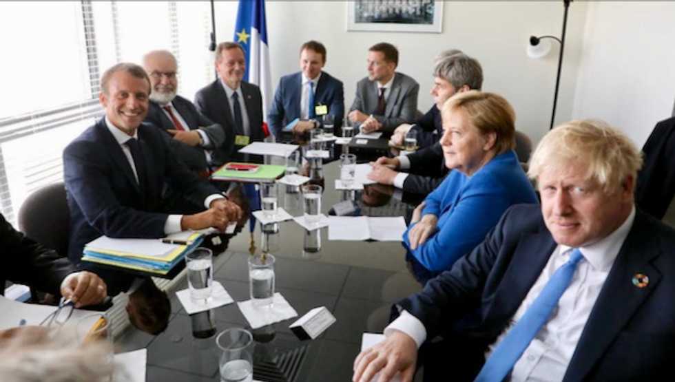 European leaders blame Iran for Saudi attack, call for dialogue