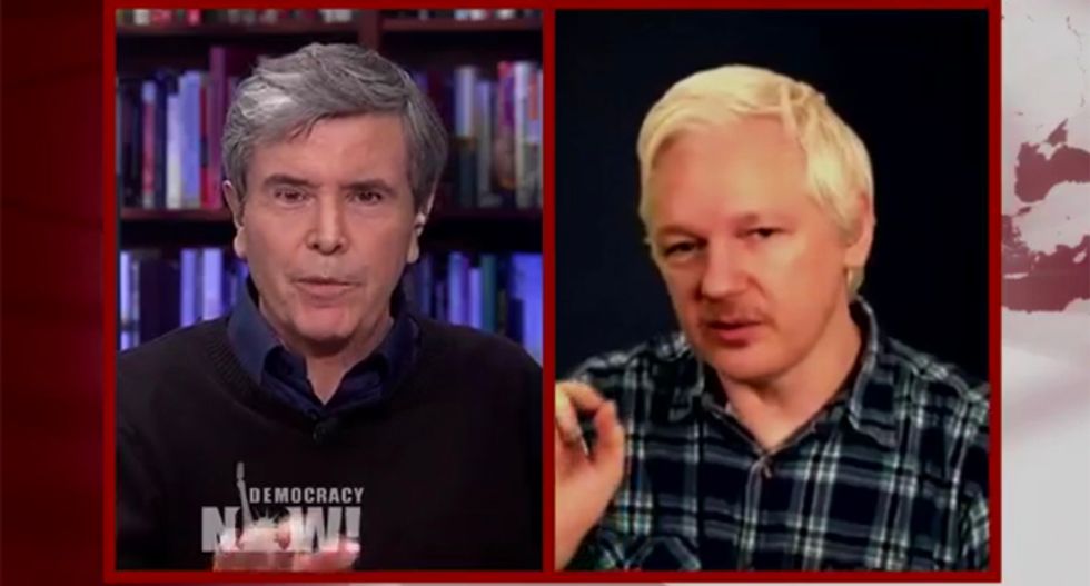 WATCH: Liberal journalist rips Julian Assange for 'gruesome' Trump/Clinton comparison in fiery interview