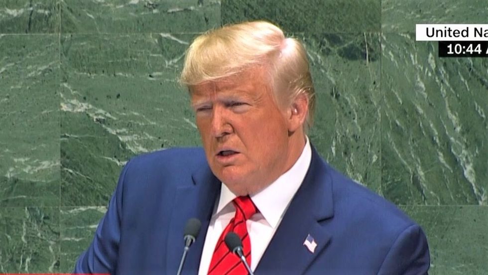 'Braincells leaking out of my ears': Internet recoils at Trump's insane UN address