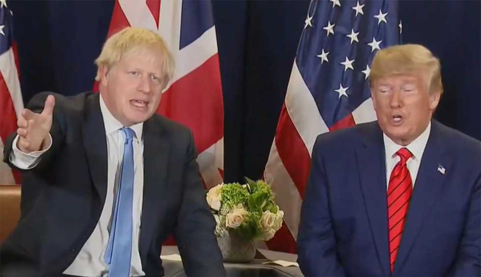 Boris Johnson defends American reporter after Trump accuses him of asking the prime minister a ‘very nasty question’
