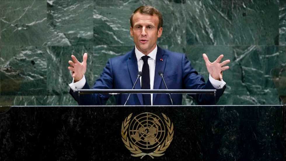 Macron urges Iran, US to restart negotiations in address to UN