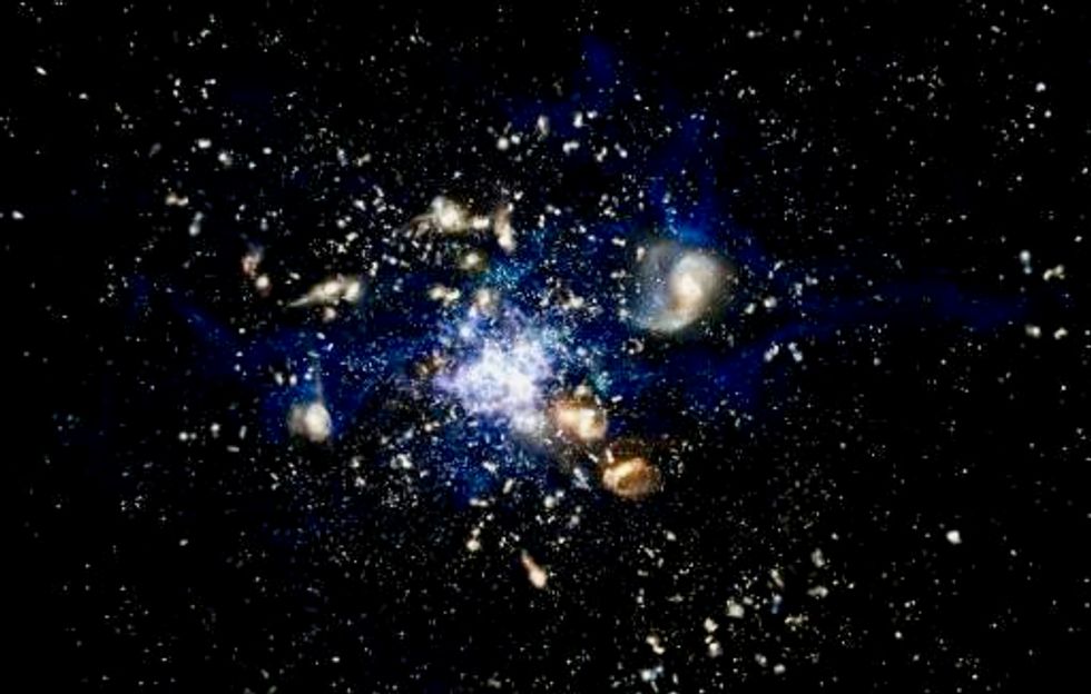 'A protocluster is a rare and special system': Scientists discover oldest galaxy cluster