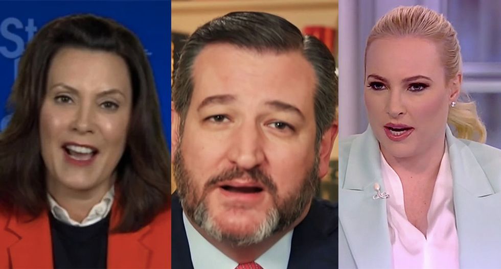 Michigan governor fact-checks Ted Cruz and Meghan McCain after they push false claims about her lockdown orders