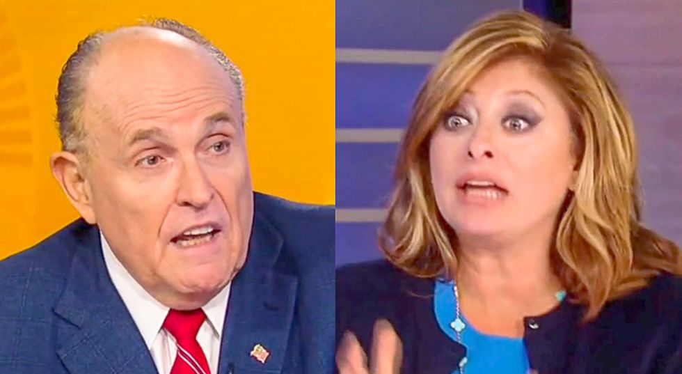 'Where are the indictments?' Fox News host forced to yell at unhinged Giuliani to get answers about Ukraine