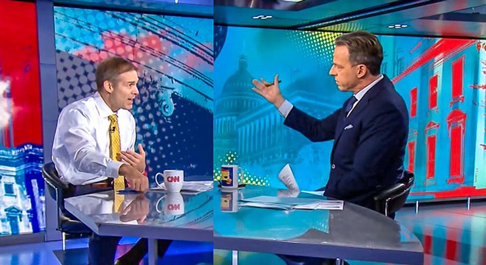 'Gym got owned': Internet applauds Jake Tapper for 'spanking' Jim Jordan with his own molestation scandal