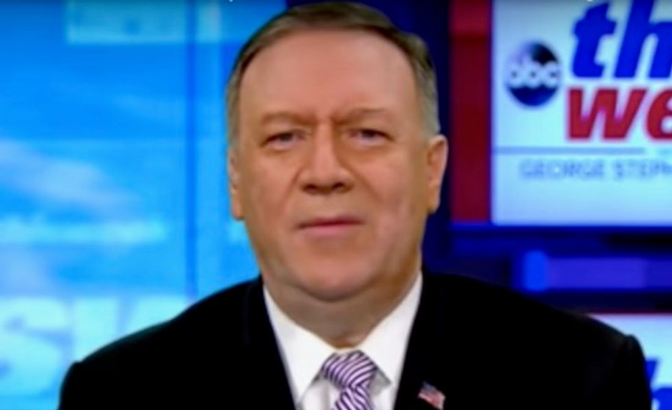 With Pompeo's refusal to obey subpoena, Trump administration 'actively obstructing the impeachment inquiry'