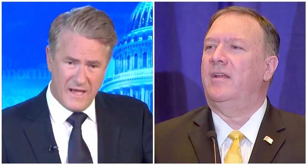 MSNBC's Morning Joe brutally shames 'criminal' Mike Pompeo: 'He's acting like a common thug'