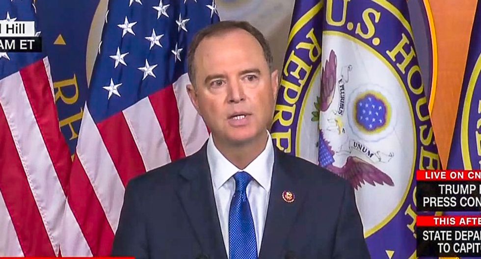 Intel Chairman Adam Schiff announces Tuesday vote on impeachment inquiry report on Donald Trump