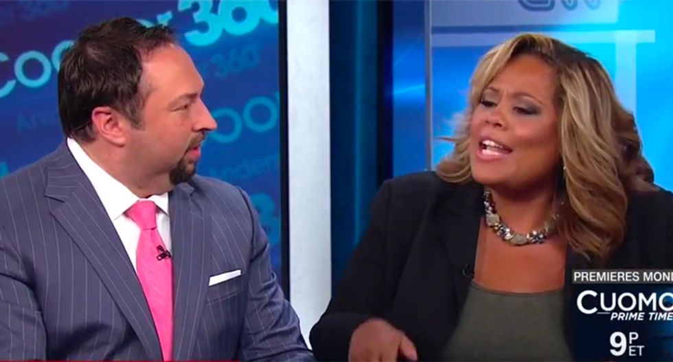 CNN conservative Tara Setmayer burns Jason Miller to the ground after he whitesplains that Trump is not a racist