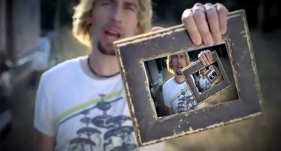 'Another impeachable offense': Internet loses it when Trump tweets out Nickelback meme