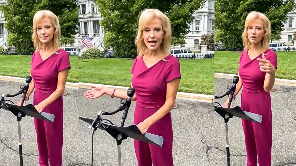 Kellyanne Conway snaps at 'ridiculous' reporter after he questions her mail-in voting misinformation