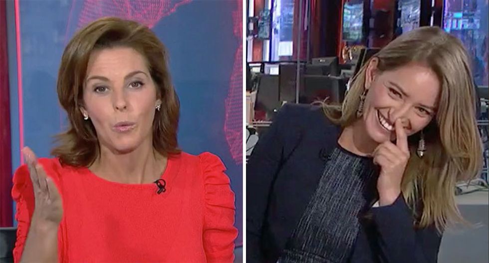 WATCH: Stephanie Ruhle nearly blurts out 'well no sh*t' as she reports on Trump's job report tweet