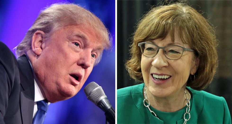 Susan Collins ripped Trump for ‘completely inappropriate’ behavior — here’s why he can’t attack her