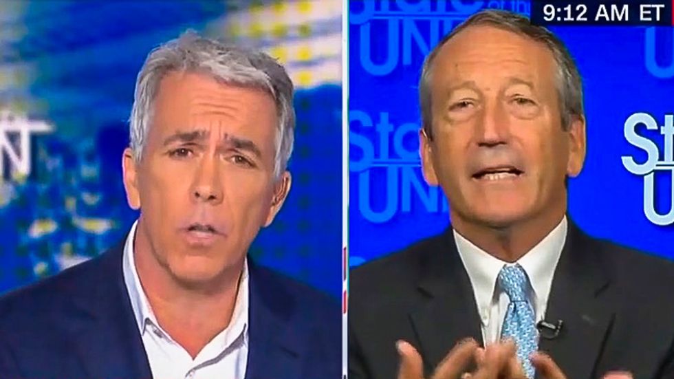 'Donald Trump is a traitor': Joe Walsh blows up on Mark Sanford on live TV for not supporting impeachment