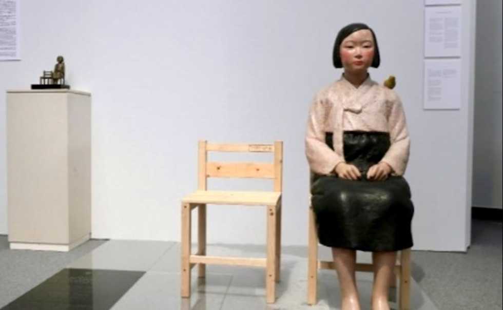 Japan reopens exhibit closed over Korean 'comfort woman' statue