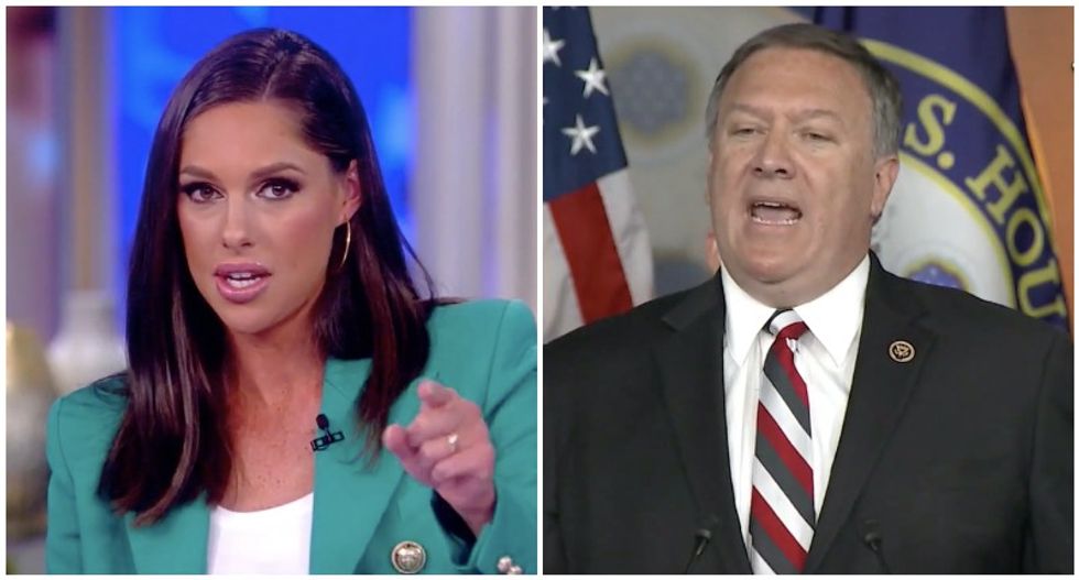 The View's Abby Huntsman busts Mike Pompeo's hypocrisy with video of him ranting about Benghazi 'obstruction'