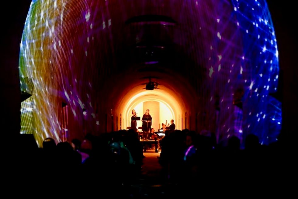 In Brooklyn catacombs, classical music rises among the dead