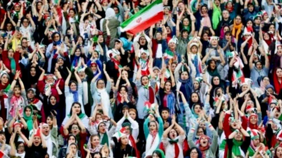 Iran women freely attend soccer match for first time in decades