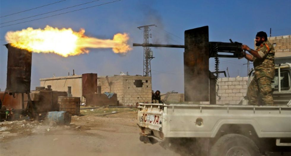 IS families escape Syria camp as Turkey battles Kurds