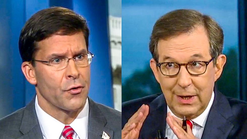 Chris Wallace shreds Trump's defense secretary for 'abandoning the Kurds' to be slaughtered by Turkey