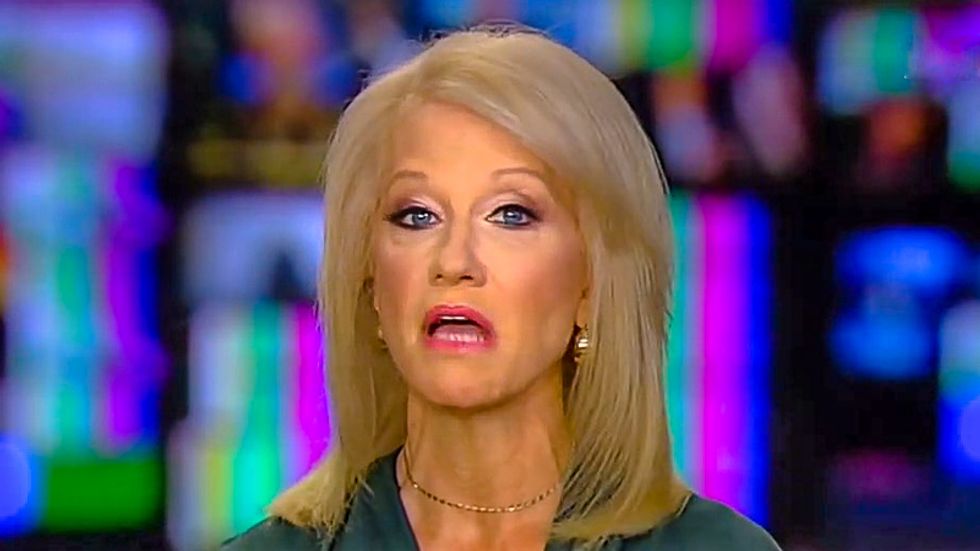 Kellyanne Conway stumped after reporter grills her over Trump’s threat to commit war crimes