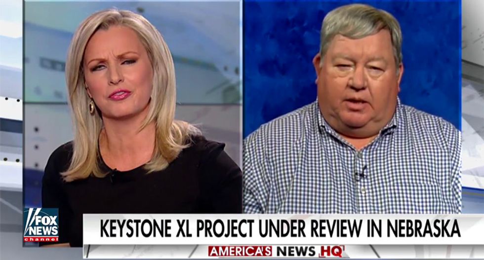 'It's not American oil': Nebraska farmer slaps down Fox host's claim Keystone XL will make US energy independent