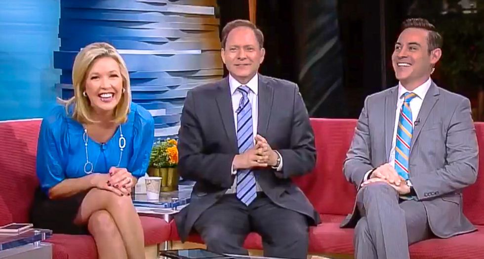 'Monkey see, monkey do': Local anchors scathingly mock Pence after he mimics Trump by hiding water bottle