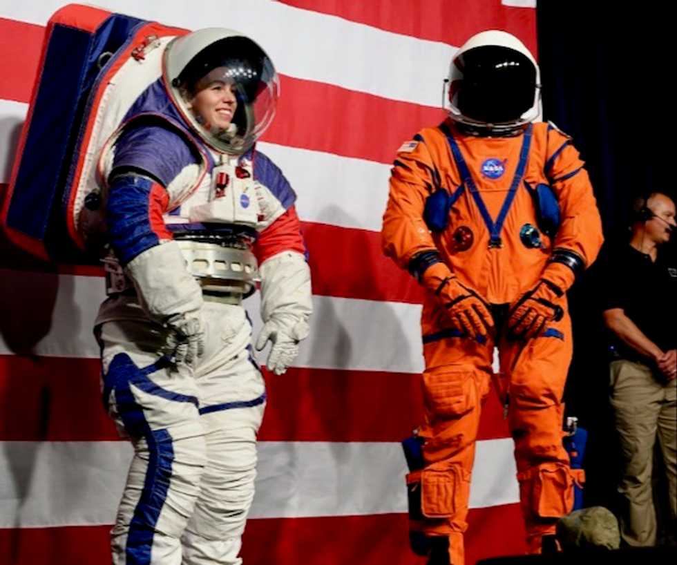 NASA unveils flexible, one-size-fits-all space suits