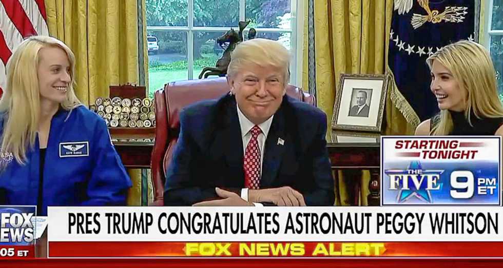 'Better you than me': NASA astronaut tells Trump drinking pee in space isn't 'as bad as it sounds'