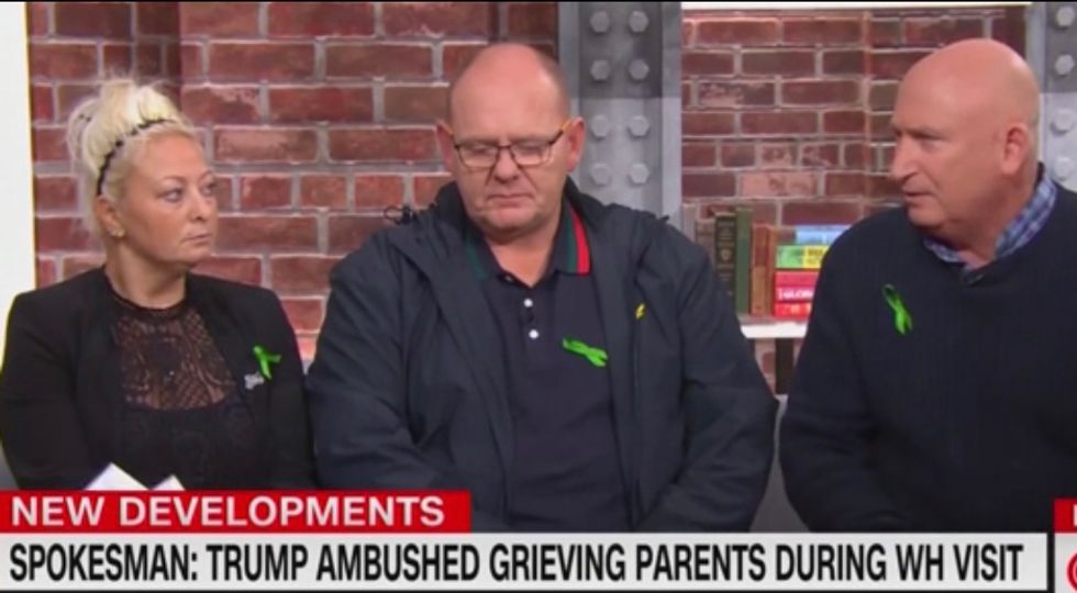 Grieving British parents react on CNN to seeing Trump’s defense of woman who killed their son
