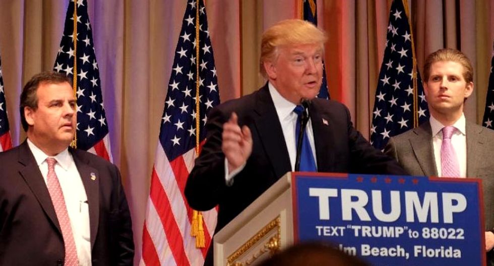 Trump aides meet with congressional supporters as massive protest looms in New York