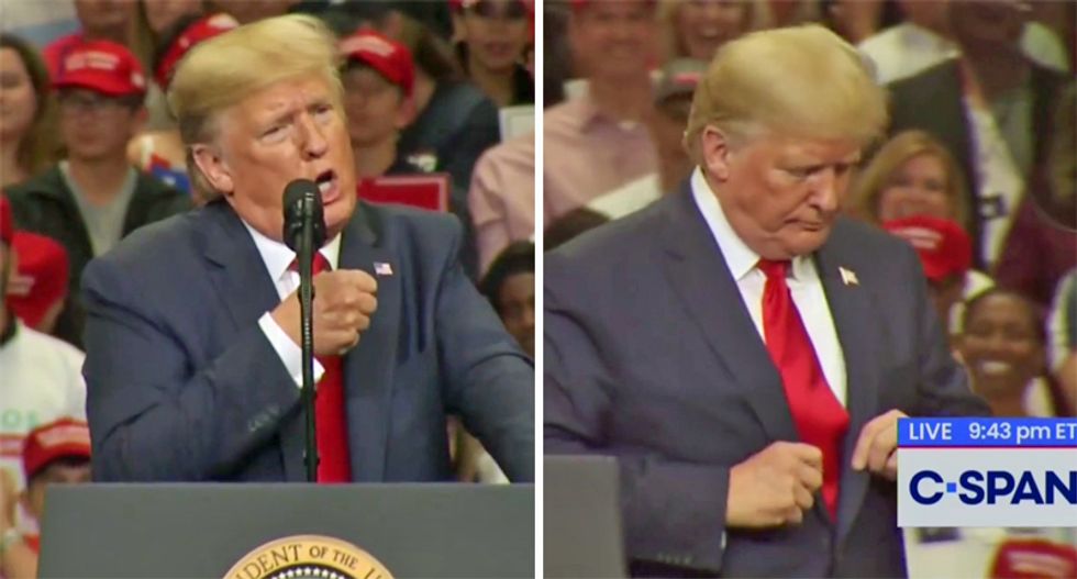 Trump impersonated a CNN anchor — and a US president -- during epic meltdown at Texas speech