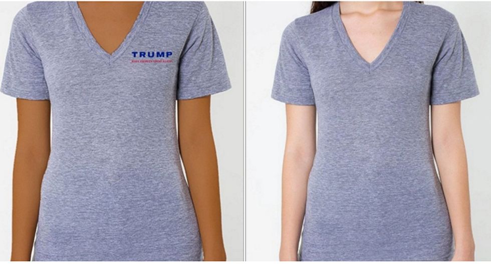Donald Trump campaign photoshopped models to be African American in his online store