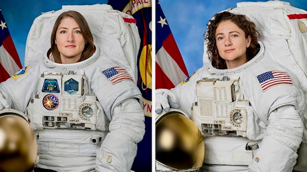 US makes history with first all-female spacewalk