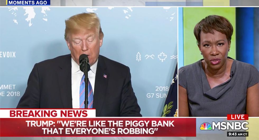 MSNBC panel stunned and frightened by Trump's 'irrational' G7 meltdown: He came off like 'Mad King Donald'