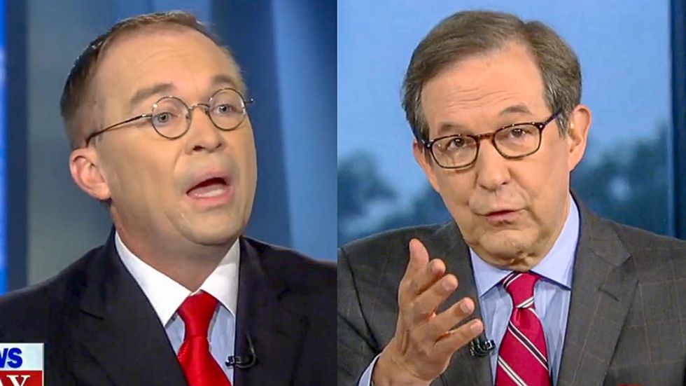 'You totally said that': Mulvaney melts down as Chris Wallace plays tape of quid pro quo admission