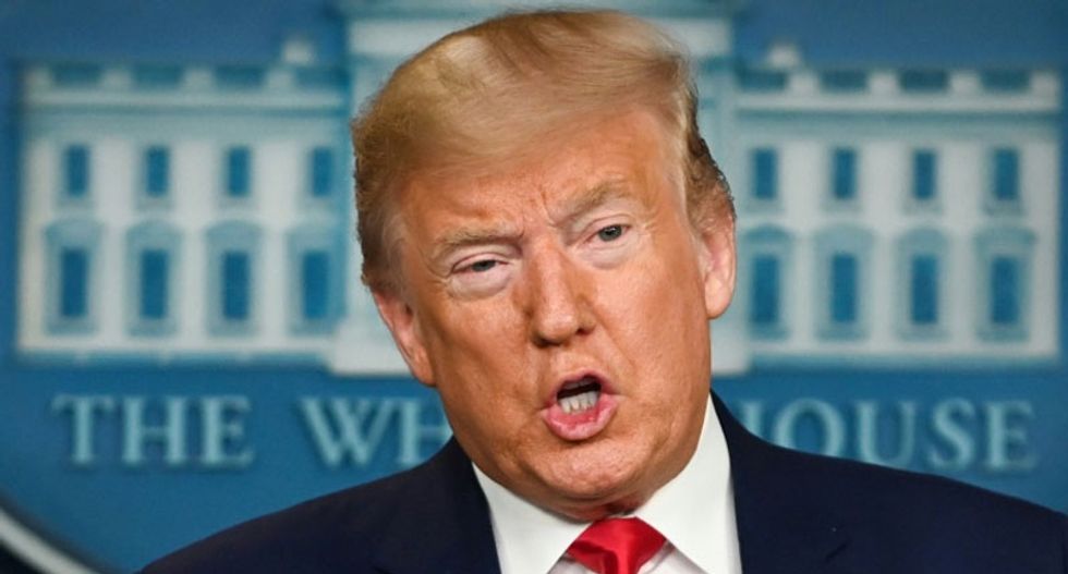 Trump demands 'blue states' open up — but every state he cited is a state he won in 2016