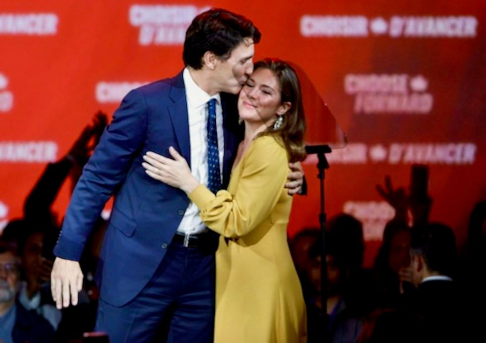 Justin Trudeau working from home as wife tested for COVID-19