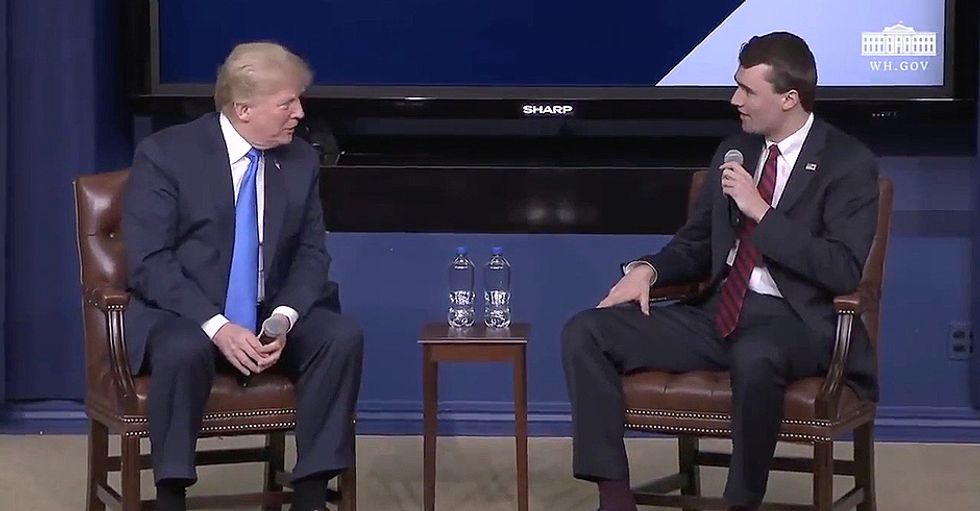 Trump promotes far right student organization accused of racial bias and supporting extremism