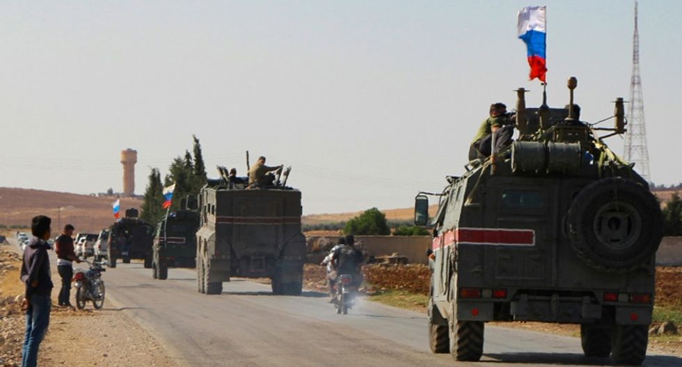 Russian forces head for Syrian-Turkish border in blow to Kurds